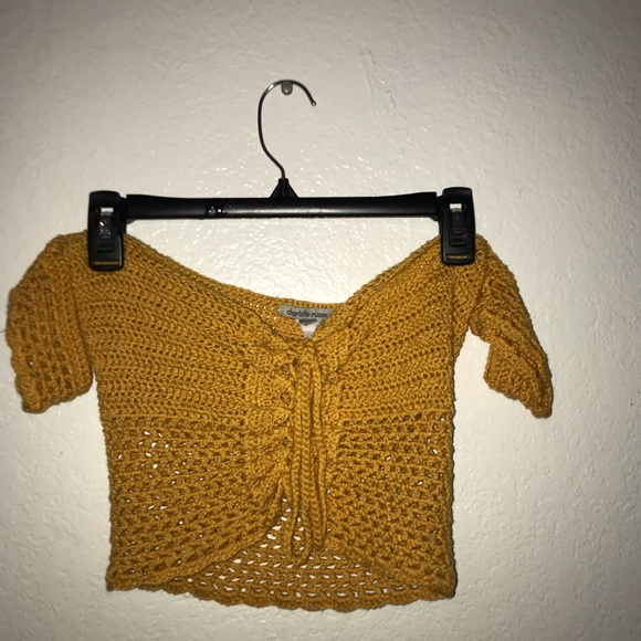 Over the shoulder knitted top - Picture 2 of 2